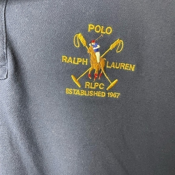 Polo Ralph Lauren Men's Cotton Mesh Polo Shirt blue RLPC Size XL. - Picture 11 of 11